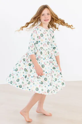 Mila & Rose Luck of the Irish Pocket Twirl Dress