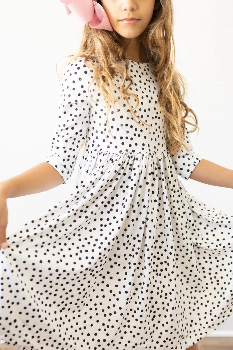 Mila & Rose Scattered Dot Twirl Dress