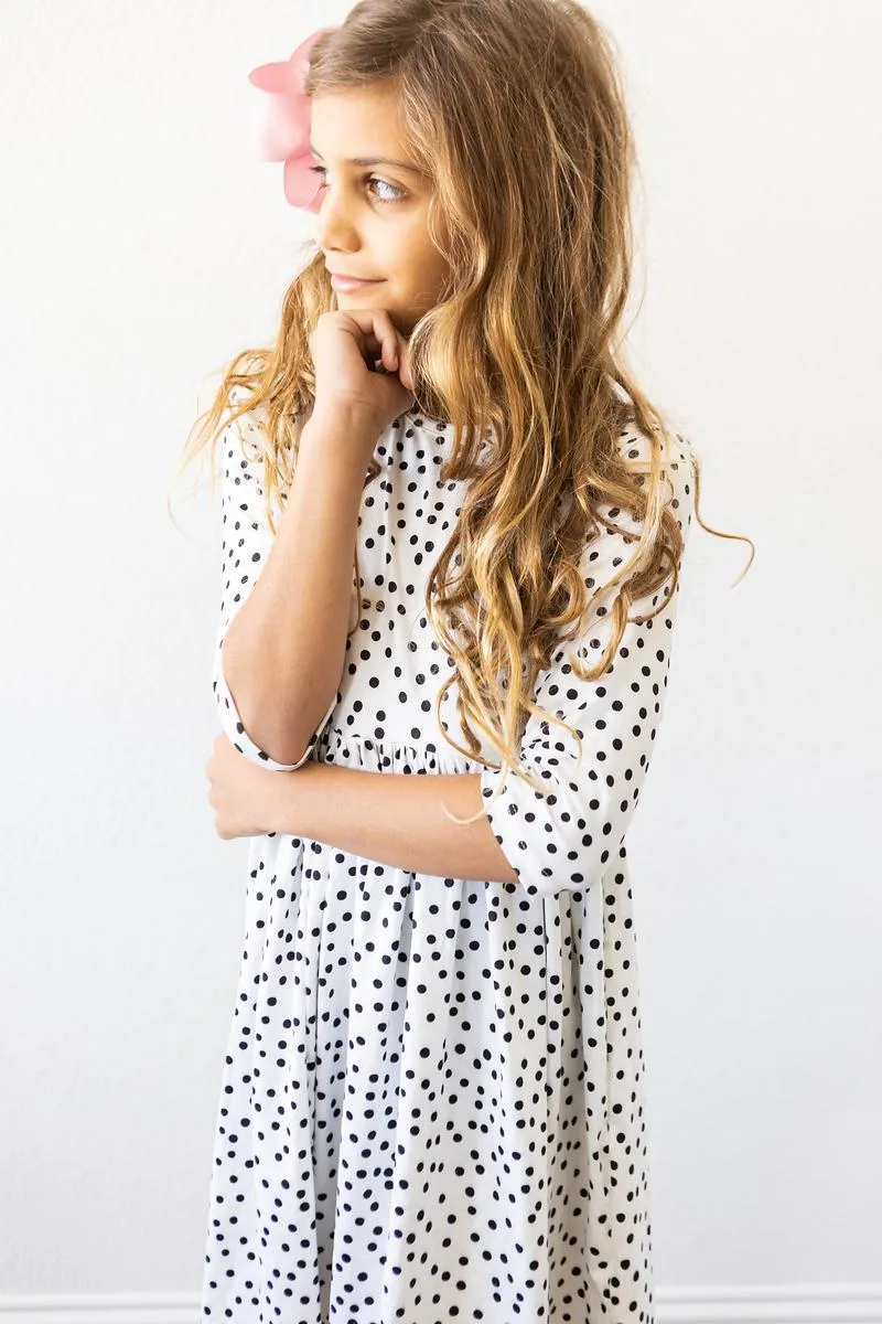 Mila & Rose Scattered Dot Twirl Dress