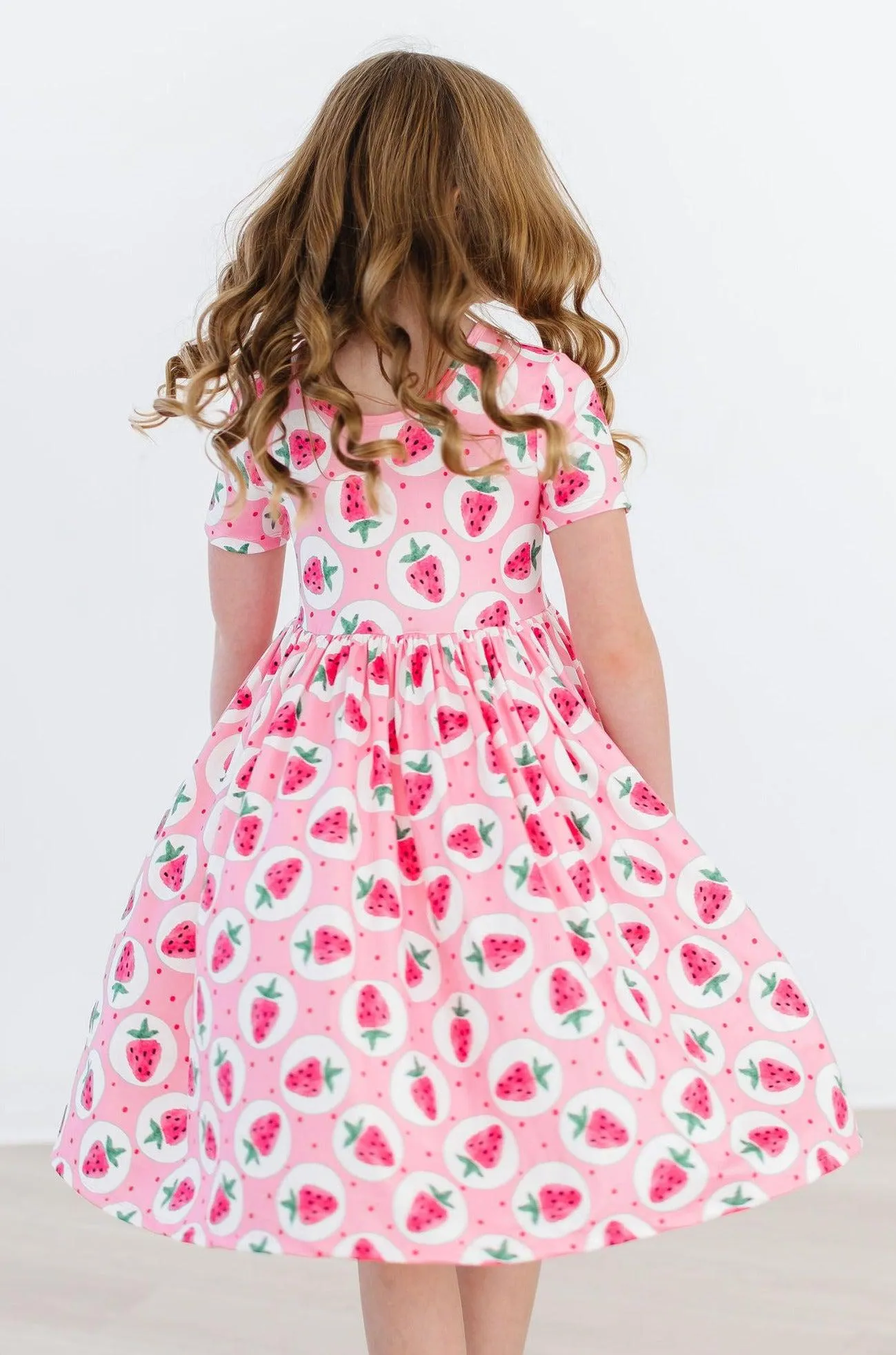 Mila & Rose Strawberry Fields S/S Pocket Twirl Dress