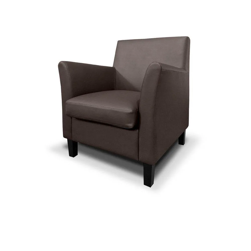 Mokum Faux Leather Armchair by Zest Livings