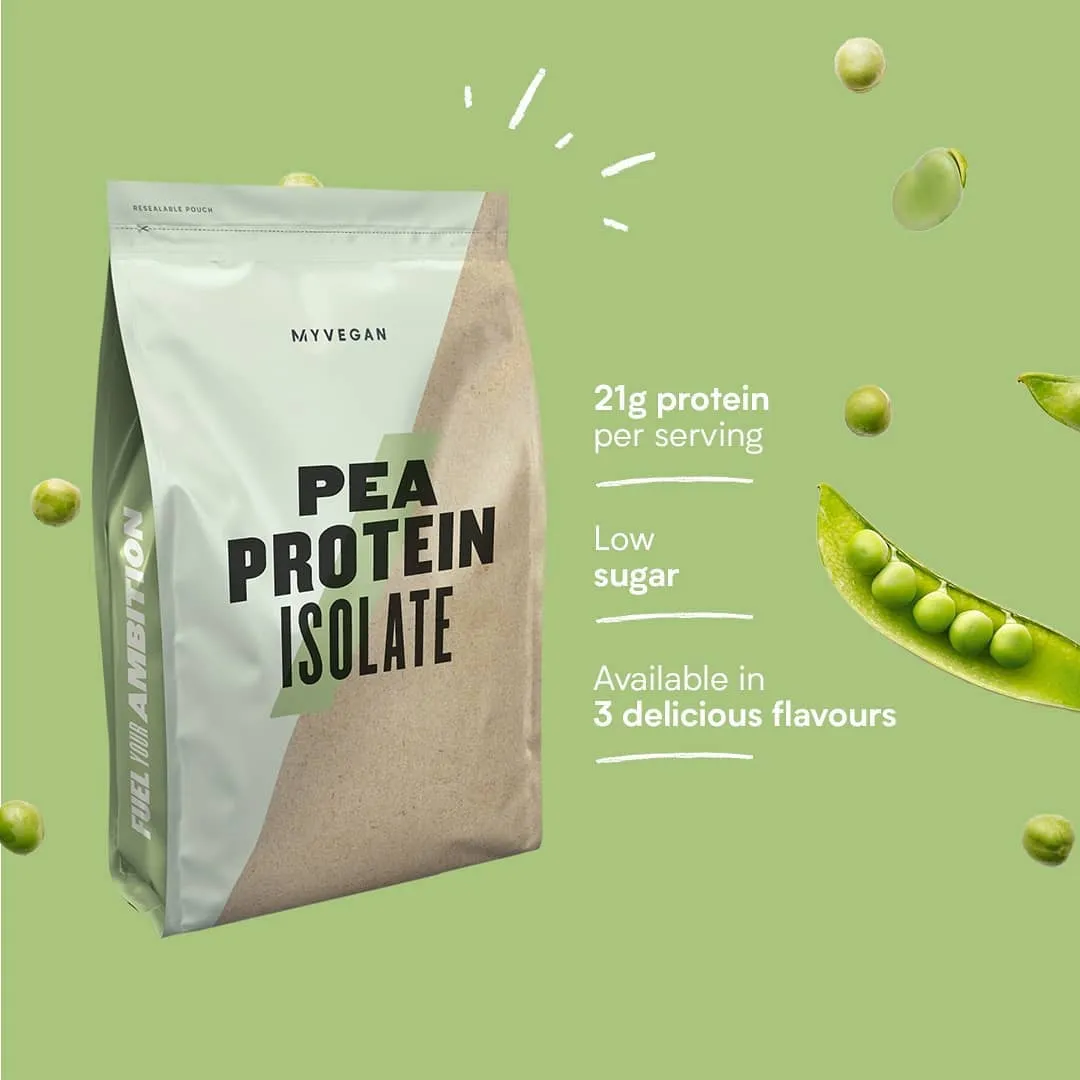 MyProtein Pea Protein Isolate | Plant Based Protein | NO Soy & Dairy | Sugar Free | For Vegans and Vegetarians