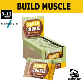 Myprotein Vegan Baked Protein Cookie with 13g Protein, Plant Based, Suitable for Vegan & Vegaterian, 3-12packs