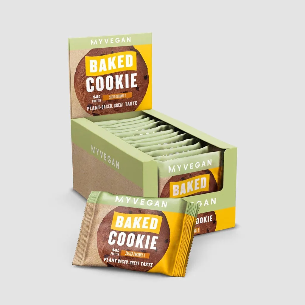 Myprotein Vegan Baked Protein Cookie with 13g Protein, Plant Based, Suitable for Vegan & Vegaterian, 3-12packs