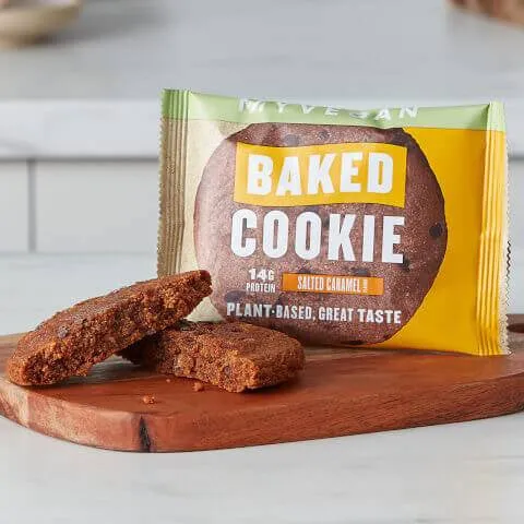 Myprotein Vegan Baked Protein Cookie with 13g Protein, Plant Based, Suitable for Vegan & Vegaterian, 3-12packs