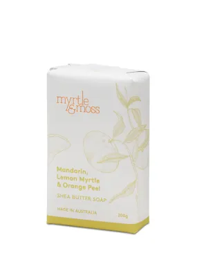 Myrtle & Moss - Shea Soap: Madarin, Lemon Myrtle & Orange Peel 200g