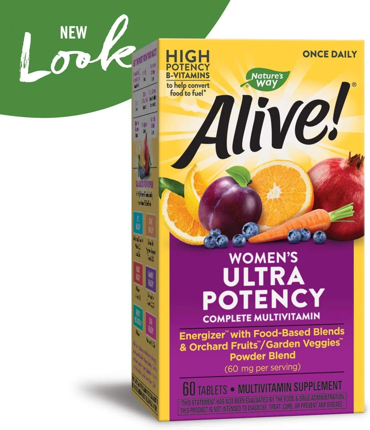 Nature's Way, Alive! Once Daily Women's Ultra Potency Multi-Vitamin, 60 Tablets