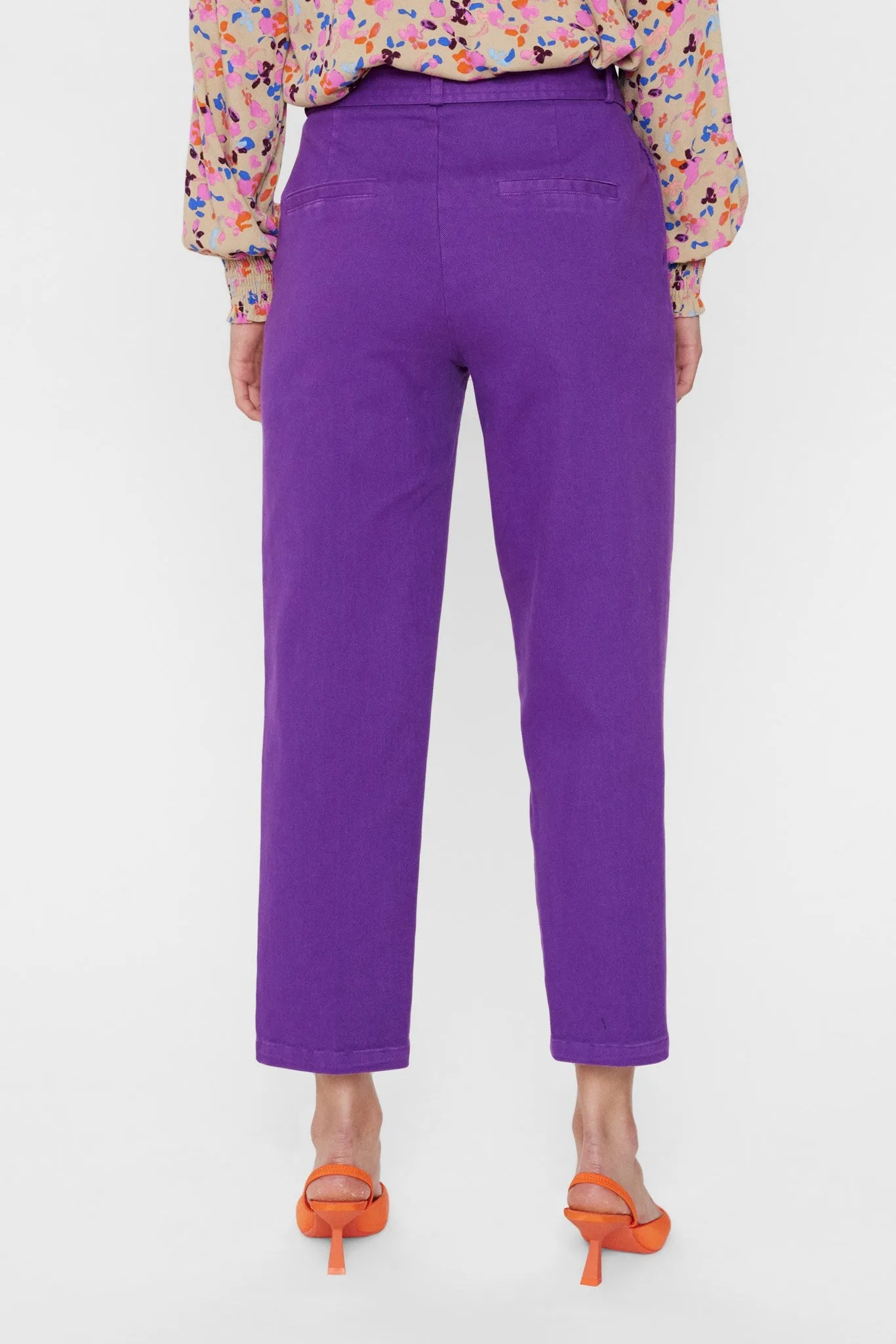 NUCAIRO CROPPED PANTS - Tillandsia Purple