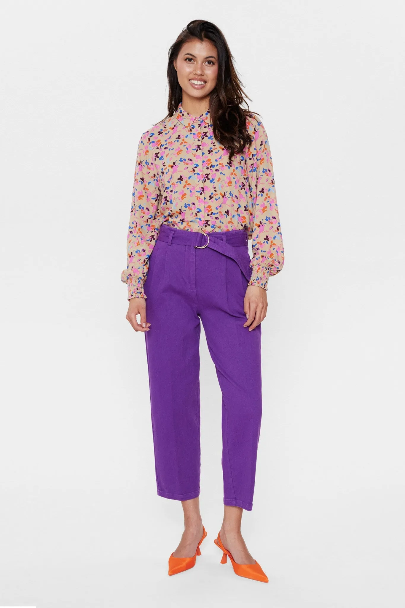 NUCAIRO CROPPED PANTS - Tillandsia Purple