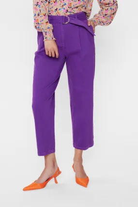 NUCAIRO CROPPED PANTS - Tillandsia Purple