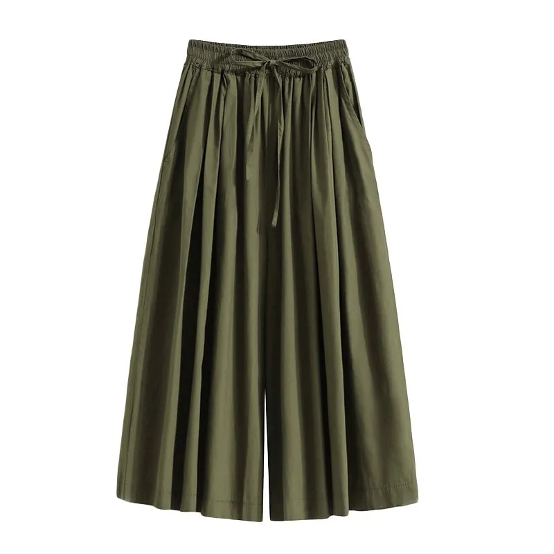 Plus Size Culotte Skorts