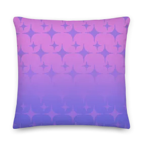 Purple Ghost Sparkle Pillow