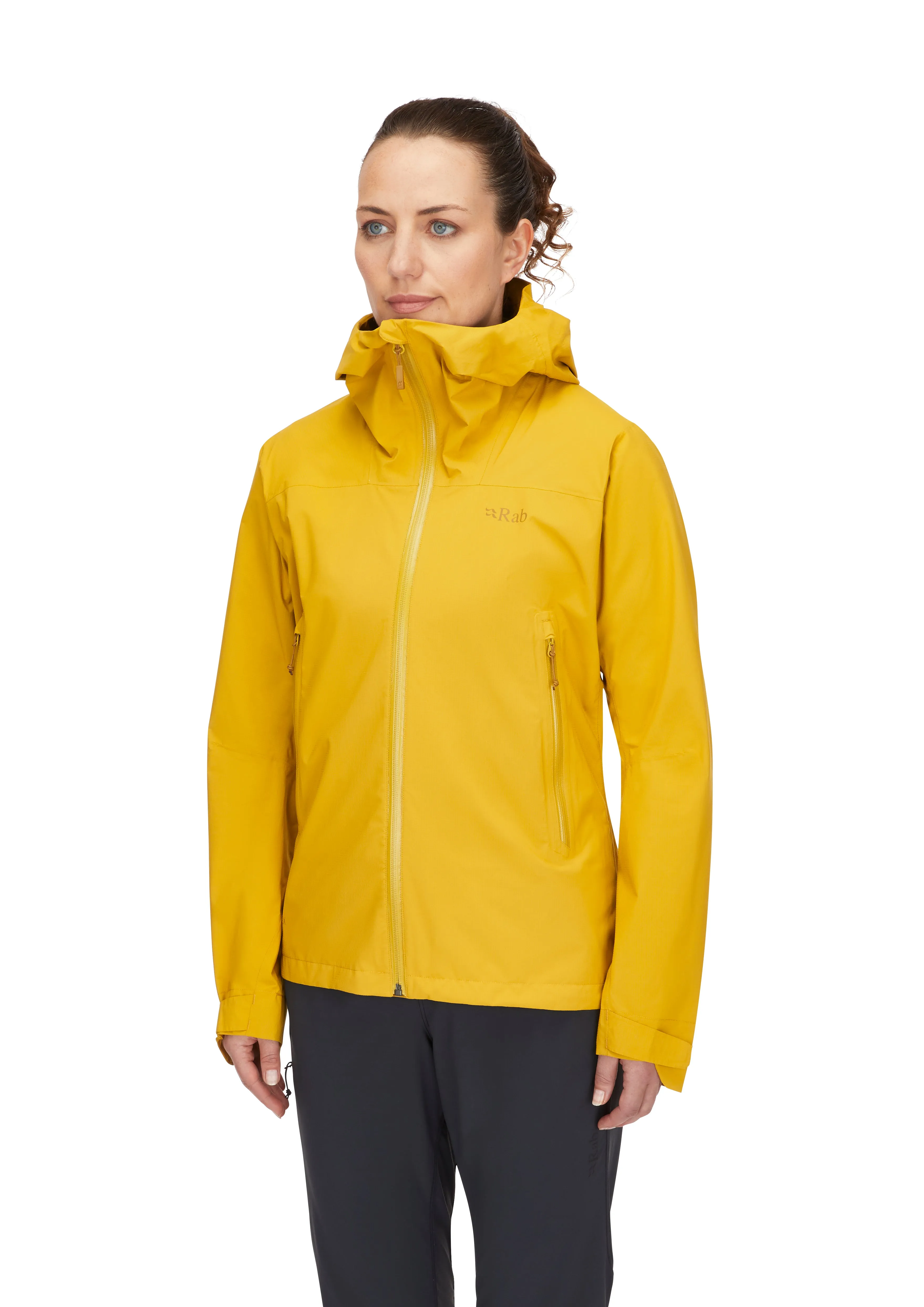 Rab Women's Downpour Light Waterproof Jacket (Sahara)