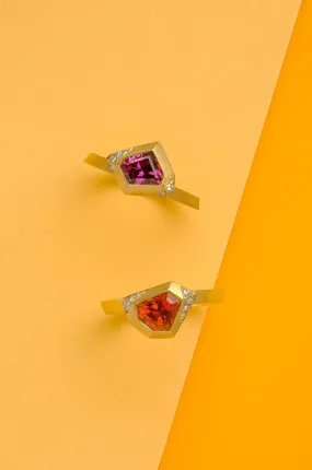 Rachel Yeung - Orange Garnet Ring