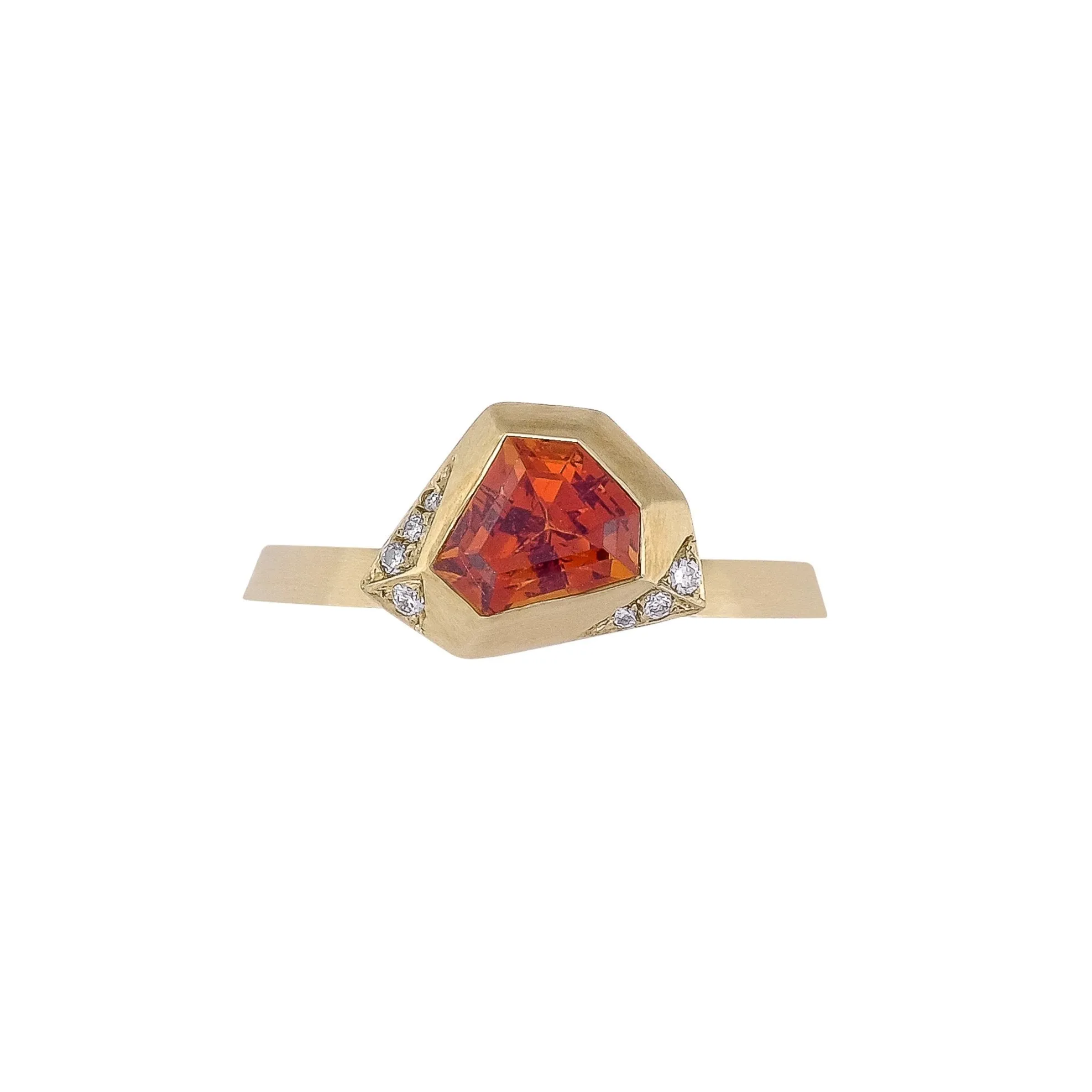 Rachel Yeung - Orange Garnet Ring