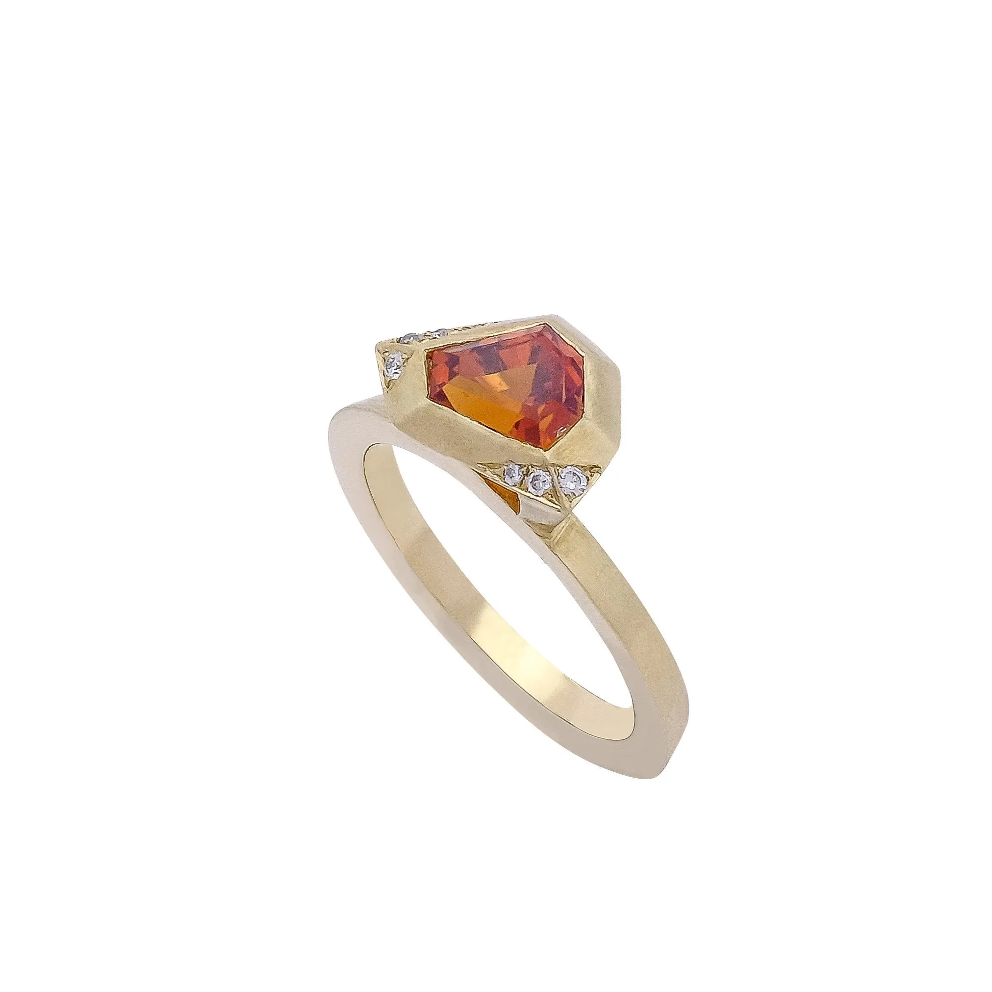 Rachel Yeung - Orange Garnet Ring