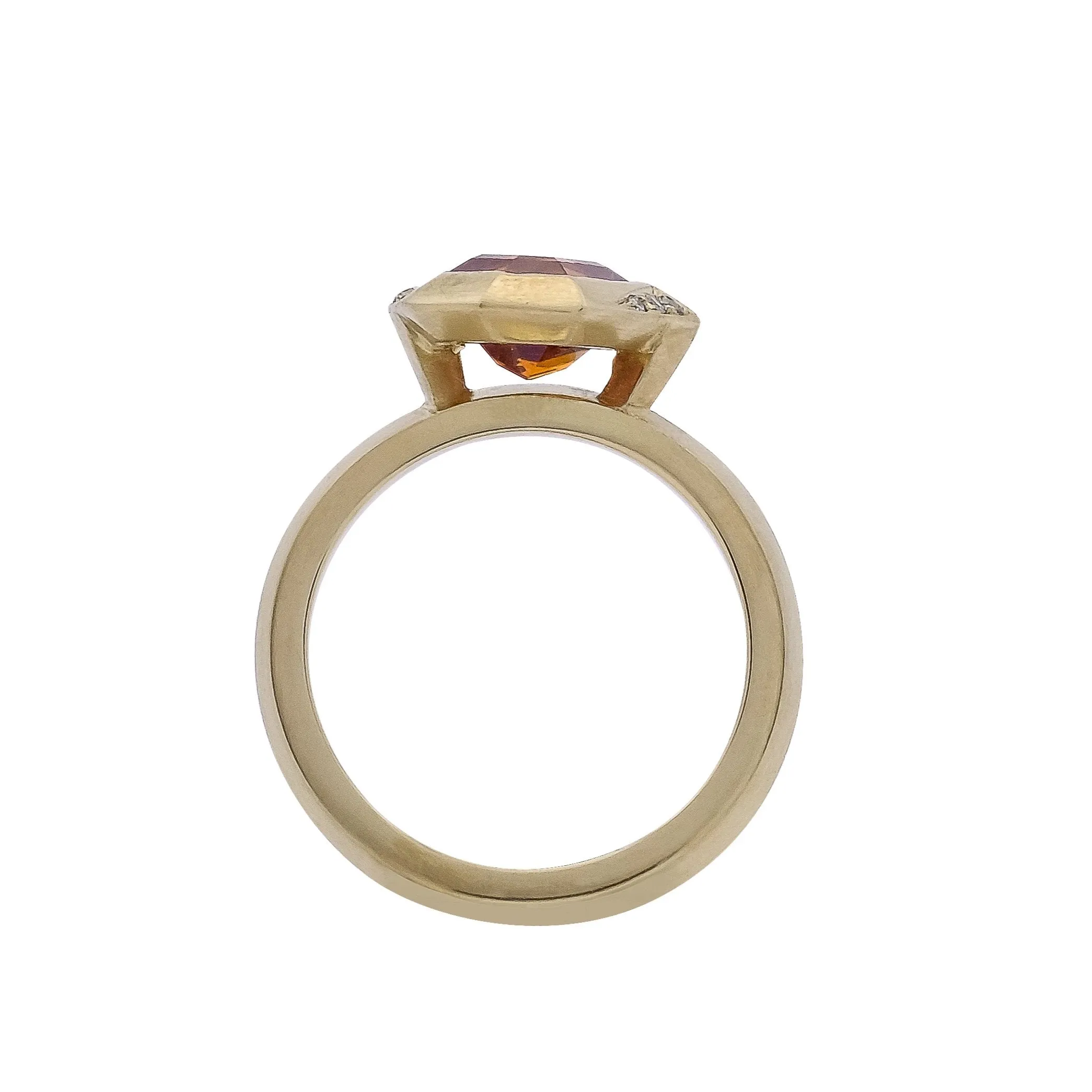 Rachel Yeung - Orange Garnet Ring