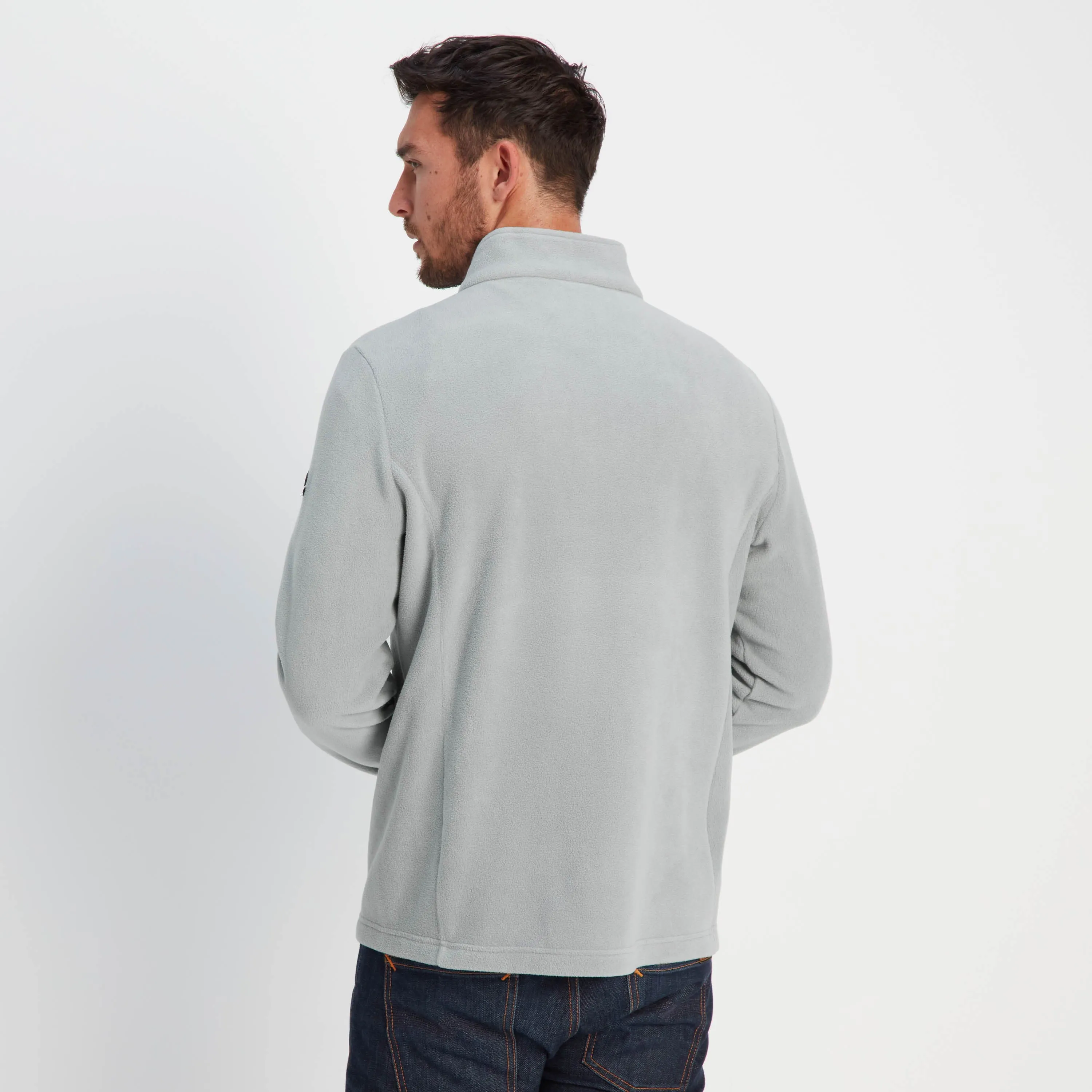 Revive Mens Fleece Jacket - Moon Grey