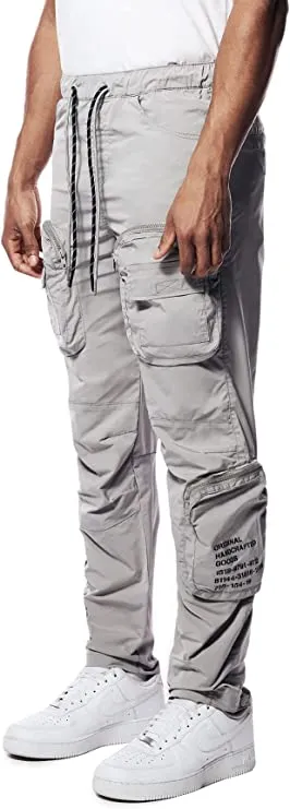 Smoke Rise Men's Utility Printed Utility Nylon Joggers