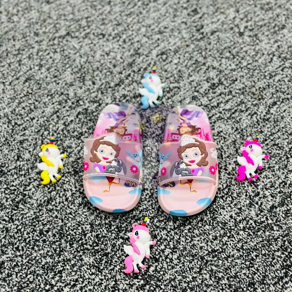 Sofia Pink Washable Soft Slippers 2508