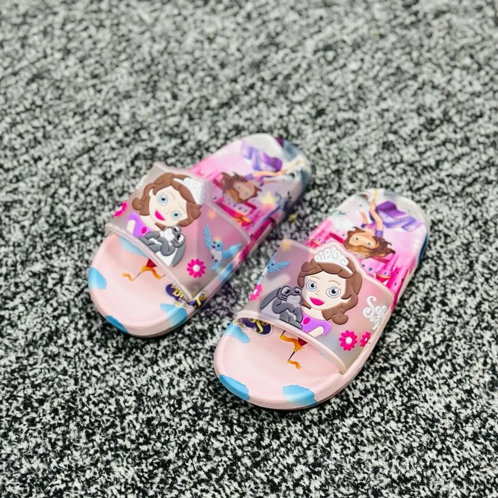 Sofia Pink Washable Soft Slippers 2508