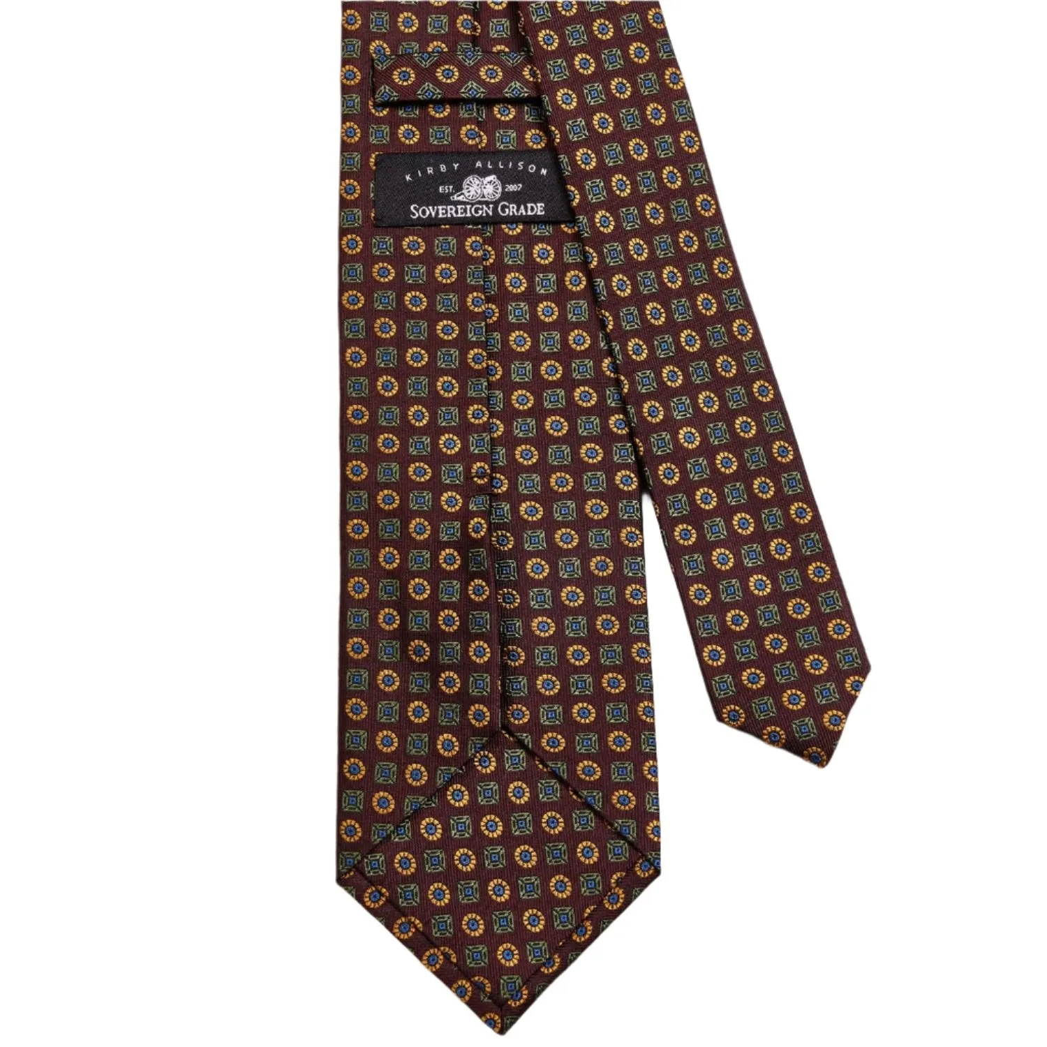 Sovereign Grade Burgundy Jacquard Floral Tie