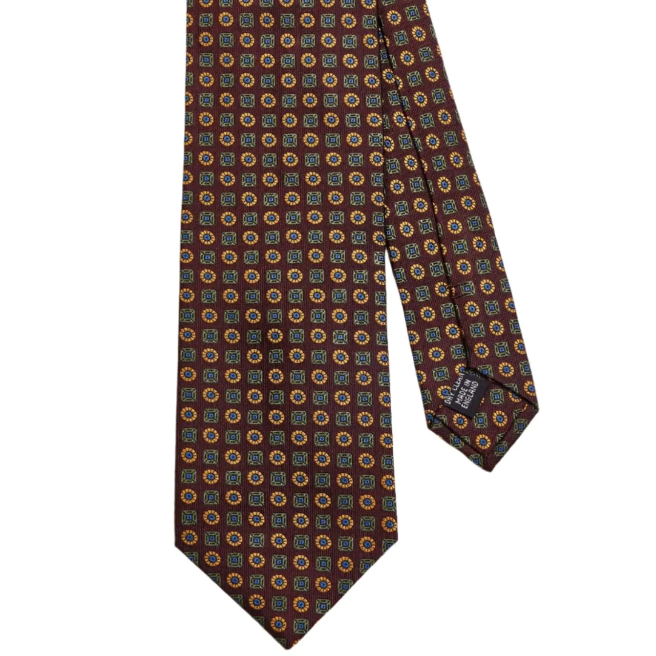 Sovereign Grade Burgundy Jacquard Floral Tie