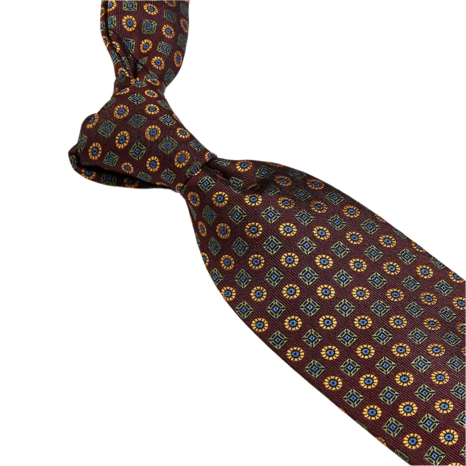 Sovereign Grade Burgundy Jacquard Floral Tie