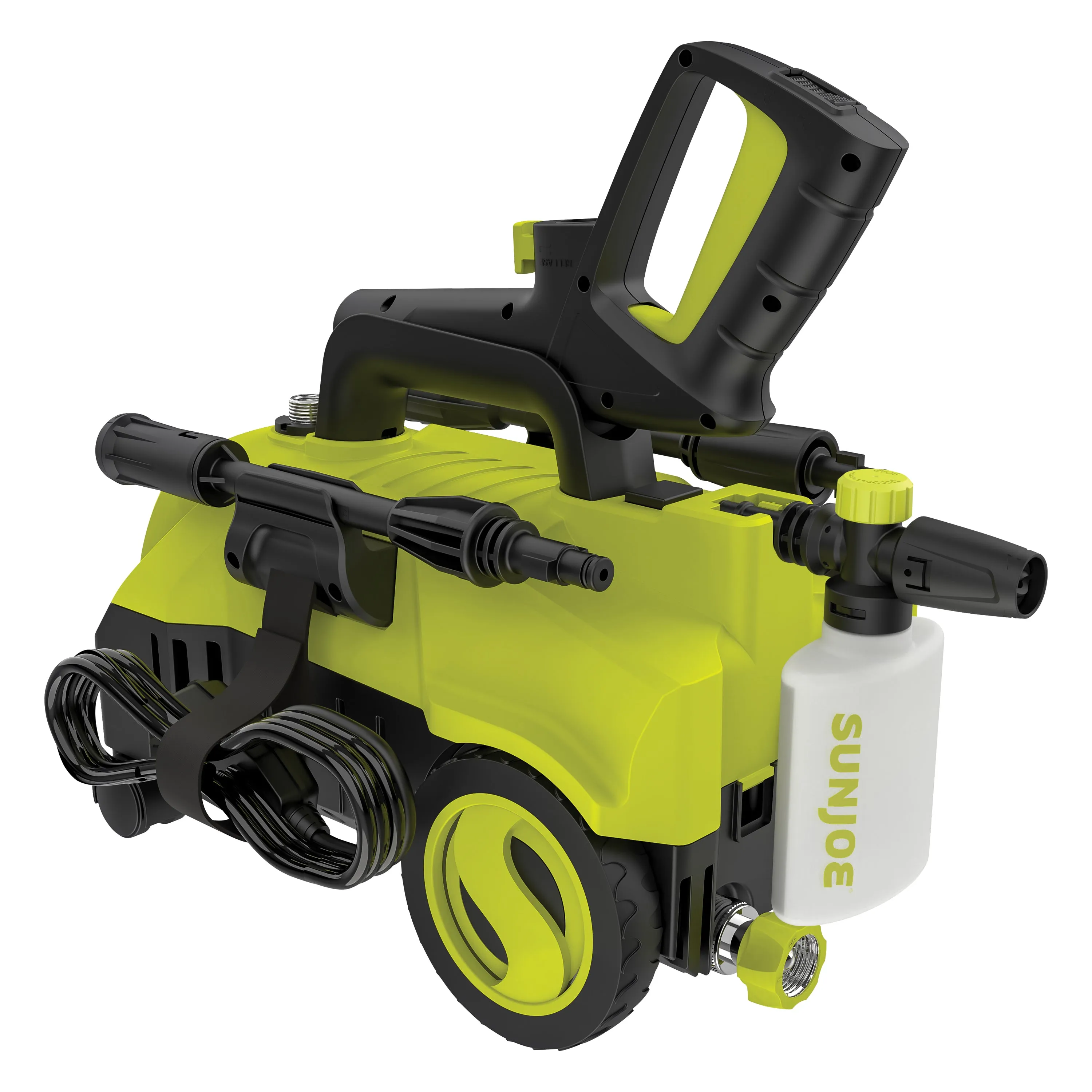 Sun Joe SPX3160 Electric Pressure Washer | 11-Amp | Ultra-Portable | 360º Rotating Wheels