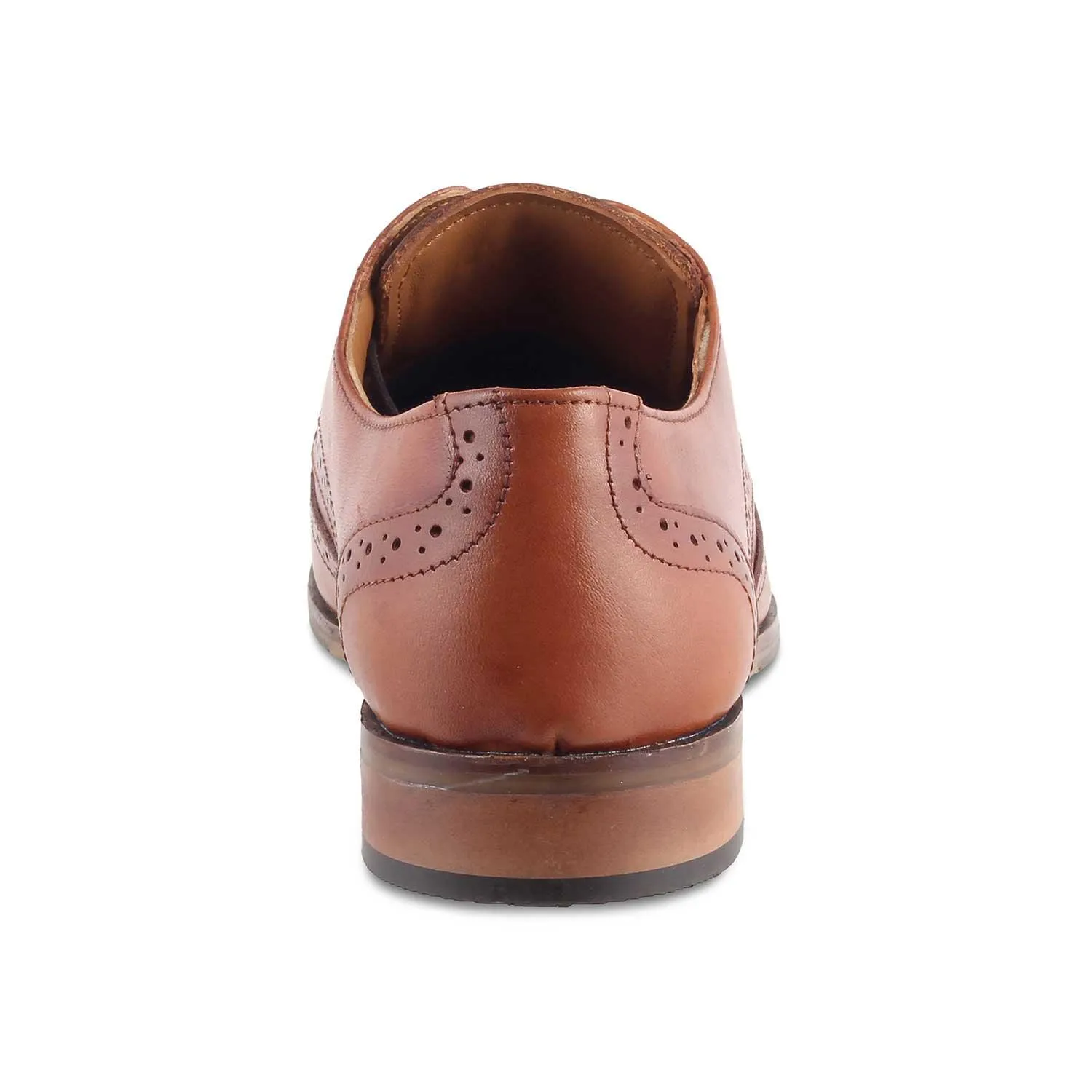 The Shell Tan Men's Derby Lace Ups Tresmode