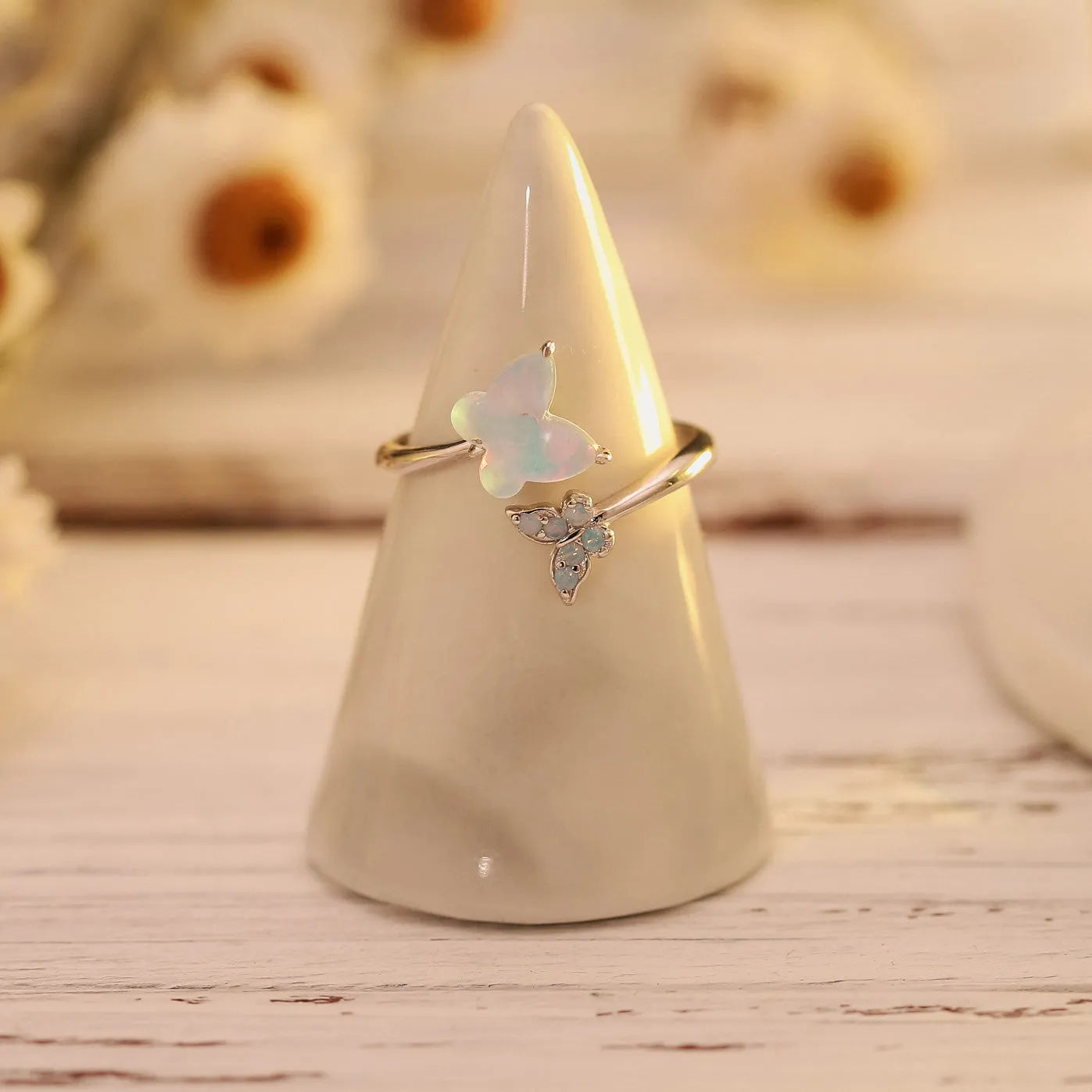 Winter Butterfly Ring