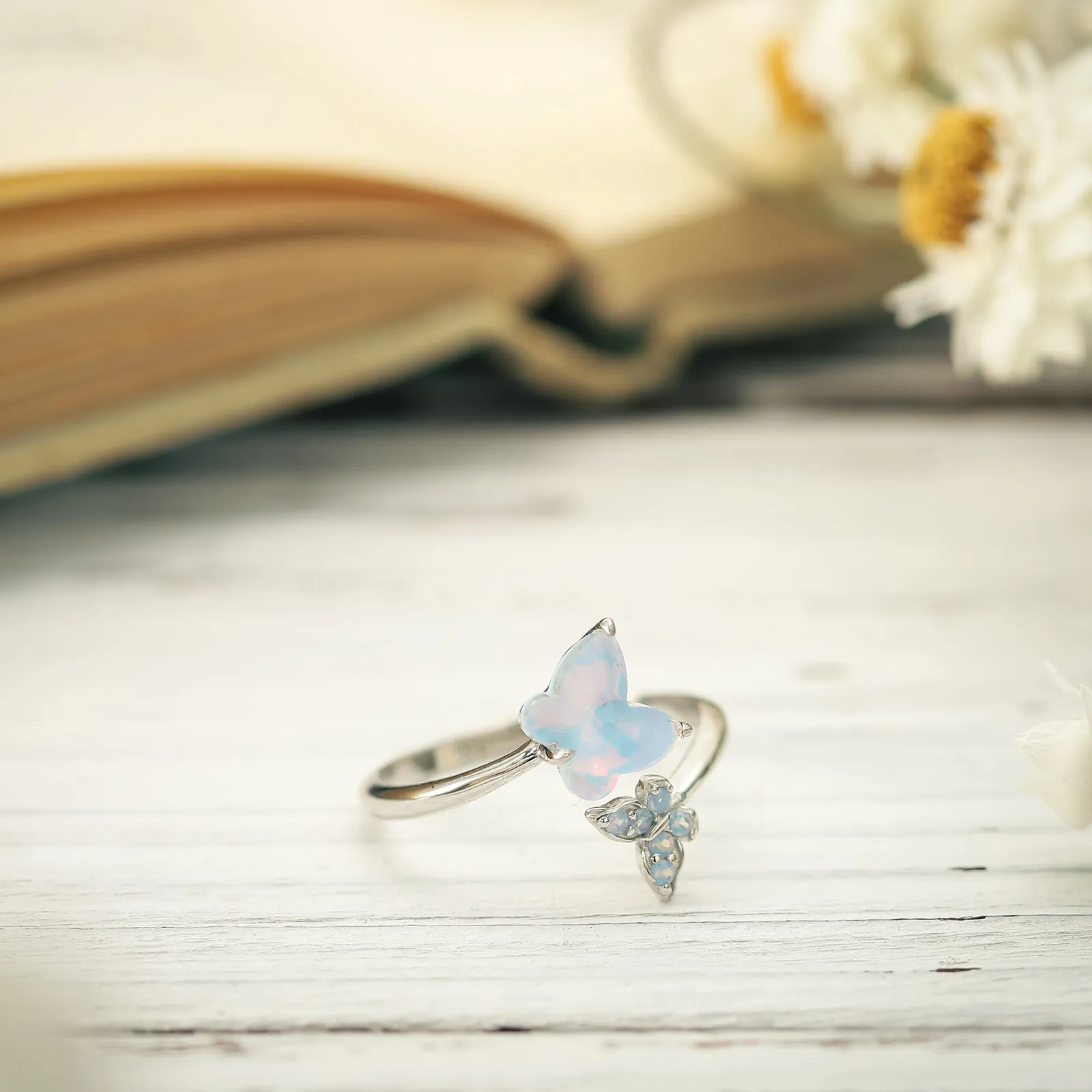 Winter Butterfly Ring