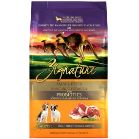 Zignature Small Bites Kangaroo Formula Dry Dog Food